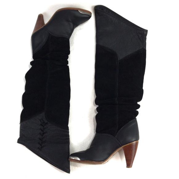 Zodiac Shoes - Zodiac 100% Suede Leather Slouchy Silver Boots 5